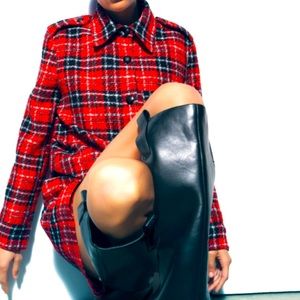 ZARA Brand new leather boots with box and bill.